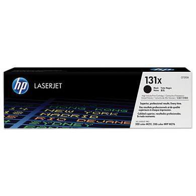 Картридж лазерный HP (CF210X) CLJ Pro 200 M276n/M276nw, №131X, черный, оригинальный, ресурс 2400 страниц (арт. 361090)