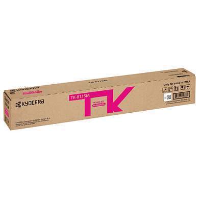 Тонер-картридж KYOCERA (TK-8115M) M8124cidn/M8130cidn, пурпурный, ресурс 6000 стр., оригинальный, 1T02P3BNL0 (арт. 363061)