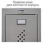 Шкаф металлический для одежды BRABIX "LK 12-30", УСИЛЕННЫЙ, 2 секции, 1830х300х500 мм, 18 кг, 291133, S230BR421102 (арт. 291133)