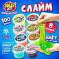 Слайм МИКС, 100 г, АССОРТИ, 8 видов, JOLLY JOT (ДЖОЛЛИ ДЖОТ), 667321 (арт. 667321)