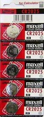 Элемент питания Maxell CR2025 BL5 (арт. 14257)