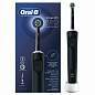 Зубная щетка электрическая ORAL-B (Орал-би) Vitality Pro, ЧЕРНАЯ, 1 насадка, 80367641 (арт. 608719)