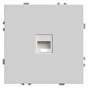 Stekker ЭМИЛИ мех. роз. комп. СУ 1мест. RJ-45 белый фарфор, soft touch RST00-5117-01 49873 (арт. 907421)