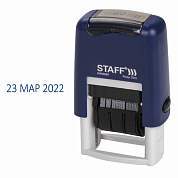 Датер-мини STAFF, месяц буквами, оттиск 22х4 мм, "Printer 7810", 237432 (арт. 237432)