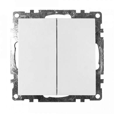 Stekker Катрин мех. выкл. СУ 2кл. 10А белый GLS10-7104-01 39300 (арт. 814356)