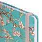 Ежедневник недатированный с резинкой А5 (145х203 мм), BRAUBERG, твердый, фольга, 128 л., "Almond", 114568 (арт. 114568)