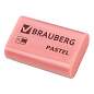 Ластик BRAUBERG "Pastel", 37х24х11мм, ассорти пастельных цветов, экологичный ПВХ, 229582 (арт. 229582)