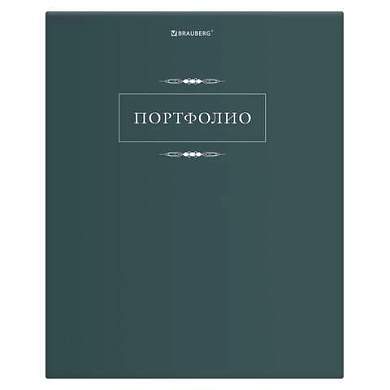 Папка-портфолио универсальная, 4 кольца, 20 файлов 10 вкладышей, 7БЦ матовая, BRGAUBERG, 117554 (арт. 117554)