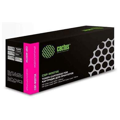 Картридж лазерный CACTUS (CSP-W2073X) для HP Color Laser 150a/150nw/178nw, пурпурный, ресурс 1300 страниц (арт. 364151)