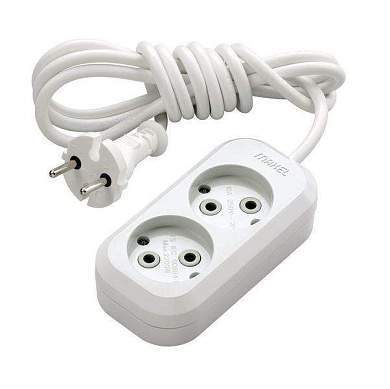 Makel сет. удл. ПВС 2х0.75 2 роз.  5 м 10А MGP104 (арт. 239995)