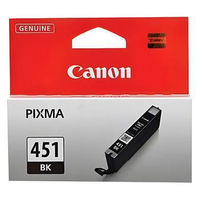 Картридж струйный CANON (CLI-451Bk) Pixma iP7240 и другие, черный, оригинальный, 6523B001 (арт. 361132)