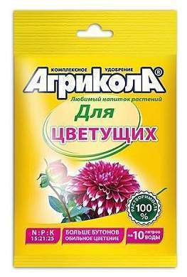 АГРИКОЛА удобрение 25гр. (для цветущих растений) на 10л, пакет 04-061 (арт. 452857)