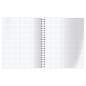 Тетрадь 96л., А5, клетка на гребне BG, бумвинил, синий (арт. 357614)