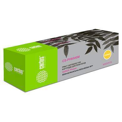 Картридж лазерный CACTUS (CS-PH6500M) для XEROX Phaser 6500/WC6505, пурпурный, ресурс 2500 стр. (арт. 362589)