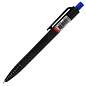 Ручка шариковая масляная автоматическая BRAUBERG "BLACK PEN RT", СИНЯЯ, игольчатый наконечник 0,7 мм, линия письма 0,35 мм, 144326 (арт. 144326)