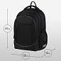 Рюкзак Berlingo U4 "Black Energy" 41*29,5*13см, 2 отделения, 3 кармана, эргономичная спинка (арт. 379234)