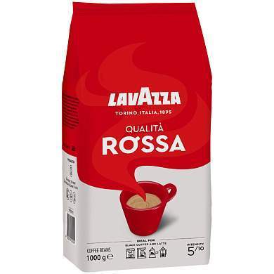 Кофе в зернах Lavazza "Qualità. Rossa", вакуумный пакет, 1кг (арт. 232984)