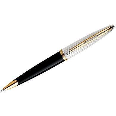 Ручка шариковая Waterman "Carene Black Deluxe GT", синяя, 1,0мм, подарочная упаковка (арт. 180917)