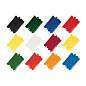 Акварель Гамма "Оранжевое солнце", медовая, 12 цветов (6 цв. с блестками.+ 6 классич.), без кисти, пластик. упак., европодвес (арт. 316877)