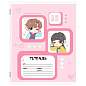 Тетрадь 12 л. ЮНЛАНДИЯ, клетка, обложка картон, МИКС-2, 107273 (арт. 107273)