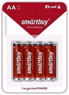 Элемент питания Smartbuy LR6/316 BL4 SBBA-2A04B (арт. 526594)