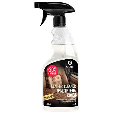 Очиститель кожи для салона автомобиля 600 мл, GRASS LEATHER CLEANER, распылитель, 110396 (арт. 703800)