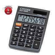 Калькулятор карманный Citizen SLD-100NR, 8 разрядов, двойное питание, 58*88*10мм, черный (арт. 268473)
