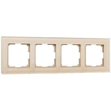 Werkel рамка СУ 4 мест. Favorit (шампань) (WL01-Frame-04 a040873)W0041111 a050794 (арт. 733159)