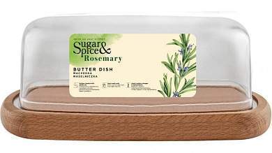 Масленка Rosemary (дерево/крышка пластик) 180*95*65мм, SE104712996 Sugar&Spice (арт. 837037)
