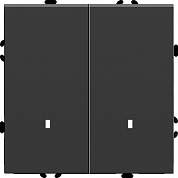Stekker ЭМИЛИ мех. выкл. СУ 2кл. 10А (инд.) черный уголь, soft touch RSW10-5102-05 49838 (арт. 907388)