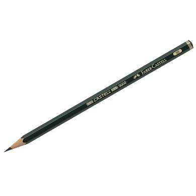 Карандаш ч/г Faber-Castell "Castell 9000" 3B, заточен. (арт. 286116)