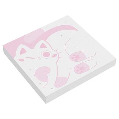 Блок для записей MESHU "Meow-meow", 8,5*8,5см, 100л., на склейке (арт. 378143)