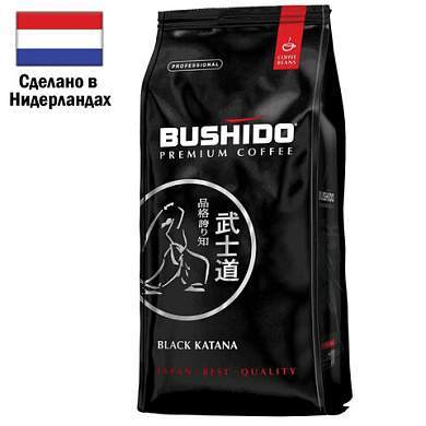 Кофе в зернах BUSHIDO "Black Katana" 1 кг, арабика 100%, НИДЕРЛАНДЫ, BU10004008 (арт. 622197)