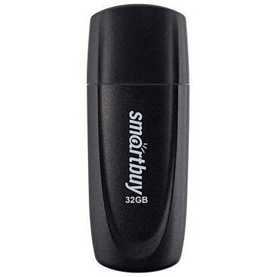 Флеш-диск 32 GB SMARTBUY Scout USB 2.0, черный, SB032GB2SCK (арт. 513766)