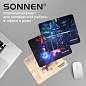 Коврик для мыши SONNEN "EXPLOSIVE", резина + ткань, 220х180х3 мм, 513291 (арт. 513291)