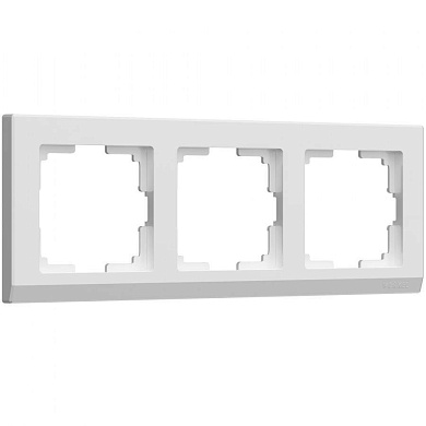 Werkel рамка СУ 3 мест. Stark (белый) (WL04-Frame-03-white a028923)W0031801 a050927 (арт. 732703)