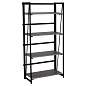 Стеллаж на металлокаркасе BRABIX "LOFT SH-001", 600х300х1250 мм, складной, цвет дуб антик, 641229 (арт. 641229)
