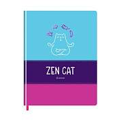 Дневник 1-11 кл. 48л. (твердый) BG "Zen cat", комбинированная иск. кожа, полноцветная печать, тиснение фольгой, ляссе (арт. 345183)
