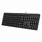 Клавиатура проводная A4TECH KK-3, USB, 104 кнопки, черная, 1530244 (арт. 513917)