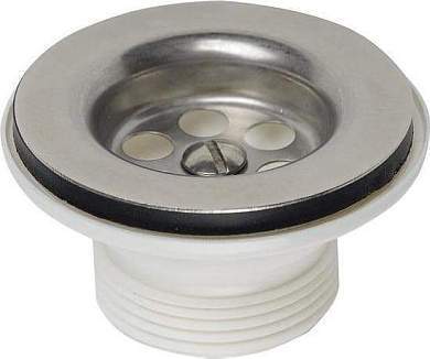 Aquant Выпуск 1 1/4'' с нержавеющей сеткой белый, NV114-25-MR (арт. 876368)