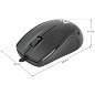 Мышь Defender Optimum MB-160, USB, черный, 3btn+Roll (арт. 260542)