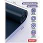 Мешки для мусора 120л OfficeClean ПВД, 70*110см, 40мкм, 10шт., особо прочные, синие, в рулоне (арт. 255795)