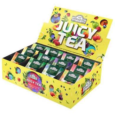 Чай AHMAD "Juicy tea" ассорти 12 вкусов, НАБОР 60 пакетиков, N074 (арт. 623511)
