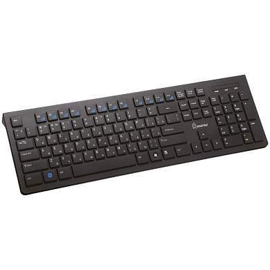 Клавиатура Smartbuy Slim 206, USB мультимедийная, черный (арт. 226328)