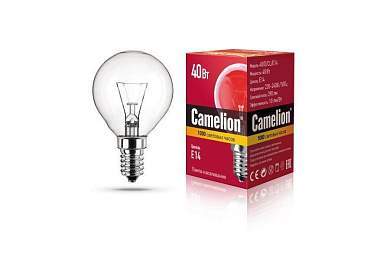 Camelion D E14 40W шар прозрачная 40/D/CL/E14 (арт. 318297)