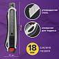 Нож канцелярский мощный 18 мм BRAUBERG "Heavy duty", автофиксатор, резиновые вставки, металл, 237158 (арт. 237158)