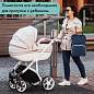 Рюкзак для мамы BRAUBERG MOMMY с ковриком, крепления на коляску, термокарманы, синий, 40x26x17 см, 270820 (арт. 270820)