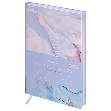 Ежедневник недатированный, А5, 136л., кожзам, Greenwich Line "Mesmerize journal. Delicate", тон. блок, фольгир. срез (арт. 361490)