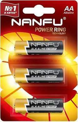Элемент питания Nanfu LR6/316 BL3 отрывной (арт. 850501)