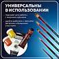 Кисти BRAUBERG PREMIUM, набор 5 шт. (синтетика, круглая № 1, 3, 5, плоская № 5, 8), блистер, 201024 (арт. 201024)
